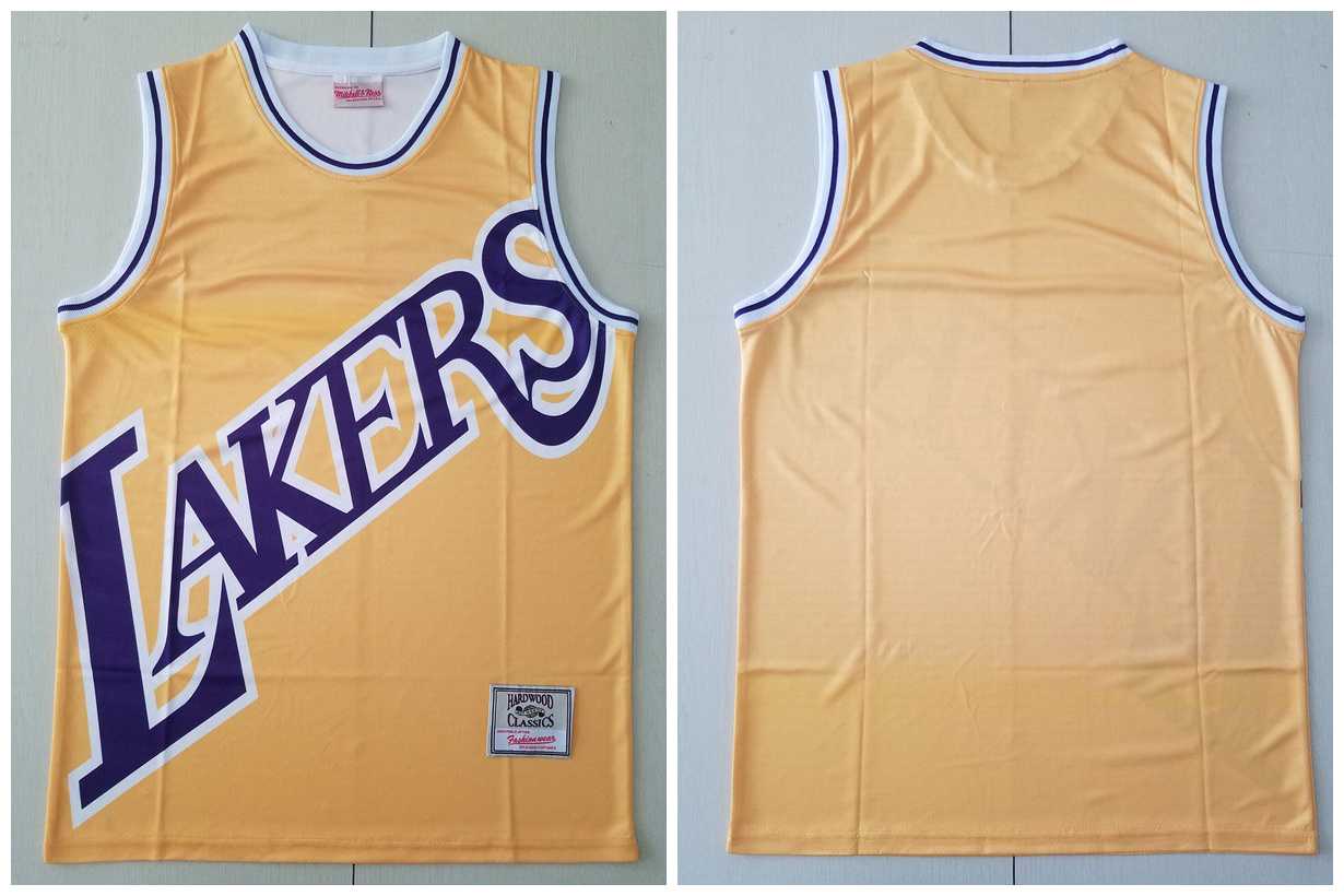 Lakers Big Face Yellow Hardwood Classics Swingman Jersey,We sell and wholesale Lakers Big Face Yellow Hardwood Classics Swingman Jersey on line form chian!